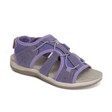 Breakj Women 2023 New Plus Size Velcro Sandals Frosted Flat Casual
