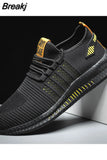 Men Sneakers Spring Autumn Mesh Breathable Casual Running Shoes Flat Fashion Training Hiking Shoes Zapatillas