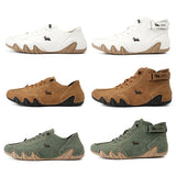 Men Sneaker Shoes Luxury Designer Leather Loafer Walking Sports Shoes Comfortable Ankle Boots High Quality Motorcycle Shoes
