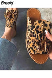 New Fringe Slides Women's Fashion Outdoor Flat Slippers Summer Comfortable Sandals Big Size Casual Women's