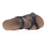 Fashion Women Wedge Cork Slipper 2023 New Summer Beach Outside Buckle Trifle Platform Med Heel Slide