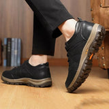 Boots Leather Casual Men Shoes Comfortable Sneakers Casual shoes Walking Footwear Lac-up Mens Vulcanize Leather
