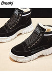 Boots Women Shoes Warm Plush Fur Ankle Boots Winter Female Slip On Flat Casual Shoes 2023 Waterproof Ultralight