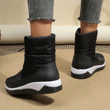 Winter Boots for Women 2023 New Drawstring Long Plush Snow Boots Woman Platform Ankle Boots Warm Cotton Couples