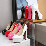 High Heels Sexy 14 CM Women Platforms Pumps Model Show Stripper Party Nightclub Drag Queen Unisex Shoes Plus Heels