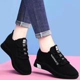 Women's Casual Sports Shoes Outdoor Tennis Shoes Lightweight Non-slip Breathable Sneakers Soft Walking Shoes Zapatillas De