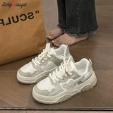 New Japanese Casual Canvas Kawaii Pink Flat Women's Sneakers Platform Sports Shoes Vulcanize Running Lolita Tennis