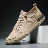 Casual Men Sneakers Light Ice Silk Cloth Sneakers Non-slip Breathable Man Loafers Walking Flat Shoes Vulcanized