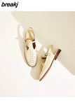 Vintage Elegant Women Shoe Summer New Woven Temperament Sandals Women Roman Single Shoe Fisherman Women Shoe Mujer
