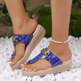 Women Sandals Orthopedic Wedge Heels Summer Sandals 2023 Slippers Shoes For Women Heeled Sandals Beach Flip Flops Zapatos