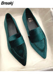 Women Flats Ballet Dance Pointed Toe Sandals Shoes 2023 Spring New Designer Loafers Shoes Suede Casual Sport Walking