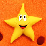 1pcs Mariguana PVC Shoe Charms Rainbow Star Moon Flower Shoe Accessories Decorations fit Croc Bracelet Kids