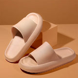 Thick Platform Bathroom Home Slippers 2022 Summer EVA Soft Thick Bottom Beach Sandals Woman Non Slip Flip Flops