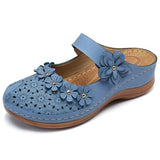 Fashion Sandals Flat Ladies Flower Sandals Comfortable Female Soft Bottom Shoes Leisure ladies Hollow Out Light
