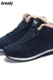 Women Boots Plus Size 35-47 Couple Winter Sneakers For Winter Boots Shoes Woman Keep Warm Ankle Botas Mujer Snow Boots
