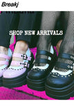 Wedges Mary Janes For Women Pumps 2023 Spring Summer Brand New Gothic Style Comfy Women Office Lady Shoes Big Size