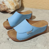 Breakj Summer New Slope And Slippers Women Thick Bottom Lady Cool Drag Casual Lightweight Large Size Ladies Ladies