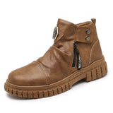 High Boots for Men Spring Casual Chelsea Boots for Men Motorcycle Boots Waterproof Rubber Sports Shoes Botines