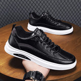 Casual Shoes for Men Comfortable Mens Skateboard Shoes Handmade Design Flats Sneakers Male White Vulcanized