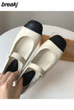 Women's Leather Shoes Heels Woman Party Elegant Mary Janes 2023 New Fashion Summer Luxury Platform Shoes Ladies