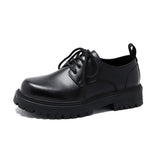 Breakj 2024 Leather Shoes Male Leather Breaable Business Martin Low Top Casual British Shoes