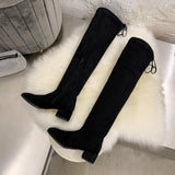 Over-the-Knee High Boots Woman Boots2022 New Winter Women Shoes Pumps Suede Designer Motorcycle Chelsea BootsMartin
