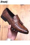 light soft Leather Men Shoes Loafers Slip On Comfortable Moccasins Flats Casual Boat Driving