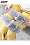 Summer Women Shoes Fur Slippers Flat Sandals Female Open-Toe Shoes Women Sandals Casual Plush Style Ladies Winter Plus
