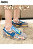 Women's Sneakers Lightweight Leisure Women Shoes Heighten Multi-color Luxury Shoes Comfort Fashion Platform