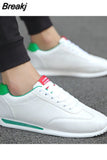 Leather Sneakers Boys Sport Vulcanized Shoes Men Comforthable Spring Sneakers Mens Casual