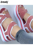 Women Sandals Lightweight Heels Sandals Summer Shoes For Women Wedge Sandal With Platform Sandalias Mujer Summer Footwear