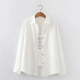 Solid Color Women's Shirt 2021Spring New Casual Design Sense Blouses and Tops Young Style Lady Long Sleeve
