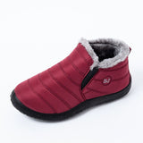Women Sneakers Winter Warm Women Casual Shoes Plush Waterproof Sneakers Women Shoes Slip On Woman Vulcanized Shoes