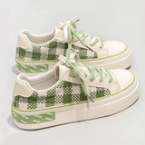 Women's Sports Kawaii Shoes Canvas Pink Flat Platform Running White Casual Anime Lolita Korean Vulcanize Rubber