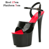 Shoes Women Brand New Sexy Strippers Catwalk Show Sandals 13 15 17 CM High Heels Platform Girls Shoe Party Club Drop