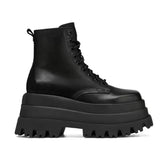 Ladies Ankle Boots Fashion Autumn Platform High Heels Platform Wedge Heel Stretch Black Red Stretch Boots Dress Party