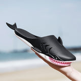 Summer New 2023 Men Women Slipper Interesting Shark Funny Slipper Men Women At Home Soft Sole Slipper beach flip