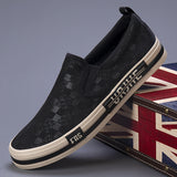 Breakj Summer New Men's Flying Weaving Fabric Breathable Soft Soles Pedaling Feet Casual Men's