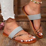 Flip Flops Flat Sandals Fashion Open Toe Outdoor Slippers Casual Beach Women's Shoes Plus Size Zapatos De Mujer