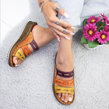 Women Sandals 2023 Summer Wedge Slip On Shoes Female Thick Bottom Slippers Beach Shoes Dropshipping Rome Retro Open Toe