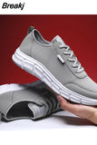 Men's Casual Shoes Large Size Breathable Outdoor Flat Mesh Lightweight Sneakers Fashion Running Shoes Zapatillas Comodas