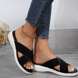 Summer Slippers Women's Shoes Women's Sandals Roman Flat Slippers Casual Beach Indoor and Outdoor Shoes Sandals