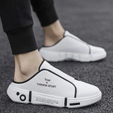 New Summer Comfort Casual Fashion Outdoor Beach Sports Low Tops Breathable Lightweight Men Half Closed Toe