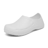 Men's Chef Kitchen Working Slippers Black Garden Shoes Summer Breathable Mules Clogs Men Anti Slip Hospital Shoes