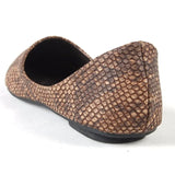 European and American style Snake Texture Plus size Pointed toe Women Single Casual Flats Dancing