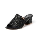Open Toe Sandals, Women's High Heels, Lace Dress Shoes, High Heels, Square Heels, Summer 2022 Shoes