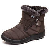 Women Boots Super Warm Winter Shoes For Women Ankle Boots Waterproof Snow Botas Mujer Short Black Low Heels Winter Boots