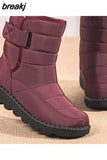 Women Boots Mid-Calf Winter Shoes For Women Snow Boots Casual Watarproof Platform Heels Botas Mujer 2023 New Winter Boots