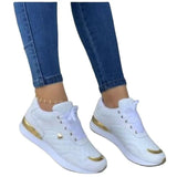 Breakj Large-Size Sneakers Autumn And Winter New Lace Lattice With Thick Soles 2023 Single
