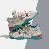 pink Platform Sneakers Women Running Sports Shoes Woman Designer Chunky Sneakers Casual Pu Leather Vulcanized Shoes